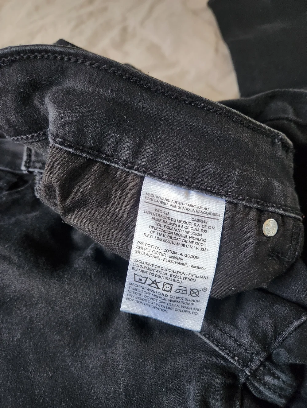 Levi Strauss Signature Women’s Modern Skinny Jeans - Size 6 - Picture 10 of 12